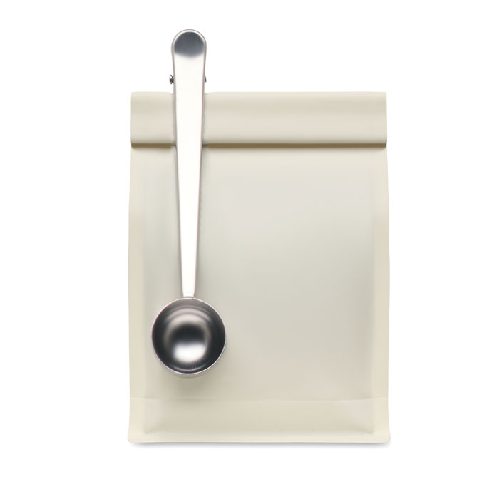 Dosierlöffel mit Klemme SPOONCOOP Silber 8 Dosierlöffel mit Klemme SPOONCOOP Silber – Bild 6