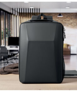 15" Hartschalen-RPET-Rucksack NOVIX Schwarz – Bild 6