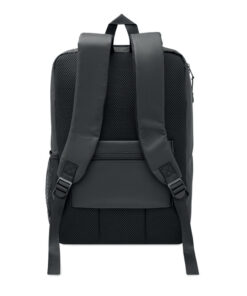 15" Hartschalen-RPET-Rucksack NOVIX Schwarz – Bild 3
