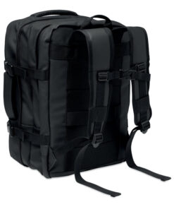 Erweiterbarer RPET-Rucksack XJUST Schwarz – Bild 2