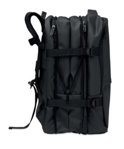 Erweiterbarer RPET-Rucksack XJUST Schwarz – Bild 5