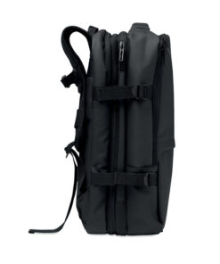 Erweiterbarer RPET-Rucksack XJUST Schwarz – Bild 6