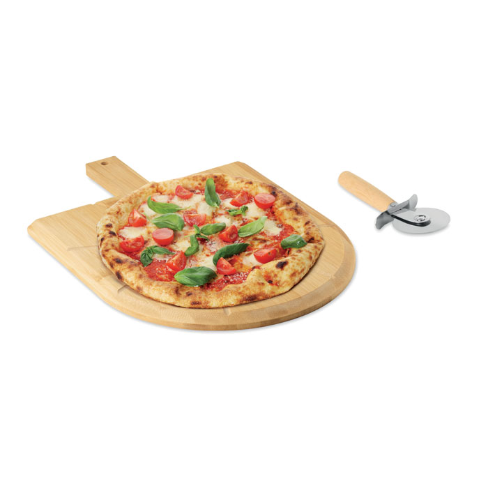 Pizza-Set Bambus NAPOLITANA Holz 4 Pizza-Set Bambus NAPOLITANA Holz – Bild 2