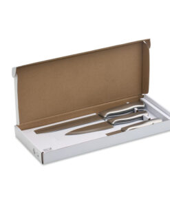Messer-Set Edelstahl 3-tlg. COCINERO Silber 8 Messer-Set Edelstahl 3-tlg. COCINERO Silber – Bild 2