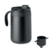 Doppelwandiger Becher & Filter CAFETITO Schwarz 2 Doppelwandiger Becher & Filter