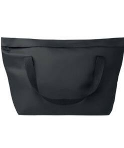 Fahrrad-Einkaufstasche PU 10L RIDE TOTE BAG Schwarz – Bild 2