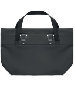 Fahrrad-Einkaufstasche PU 10L RIDE TOTE BAG Schwarz – Bild 4