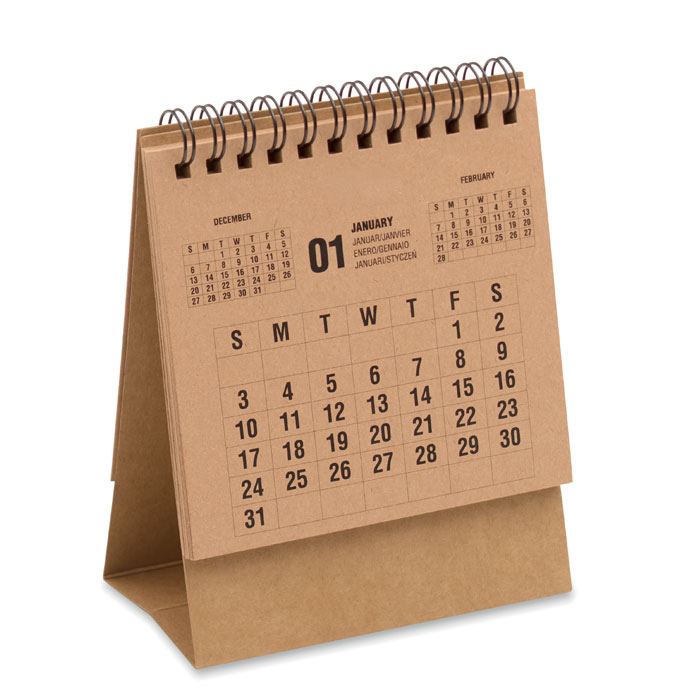 4-Jahres-Tischkalender YEARS Beige 6 4-Jahres-Tischkalender YEARS Beige – Bild 4