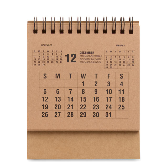 4-Jahres-Tischkalender YEARS Beige 7 4-Jahres-Tischkalender YEARS Beige – Bild 5