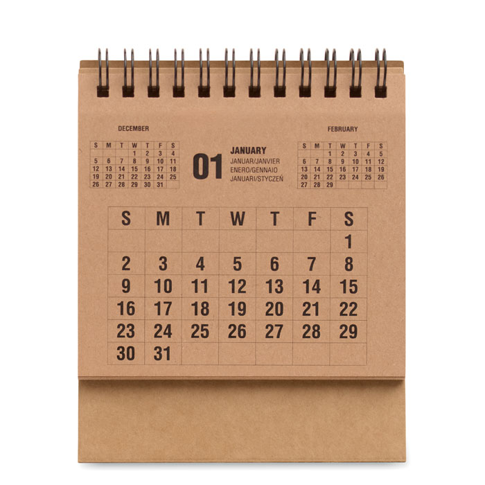 4-Jahres-Tischkalender YEARS Beige 8 4-Jahres-Tischkalender YEARS Beige – Bild 6
