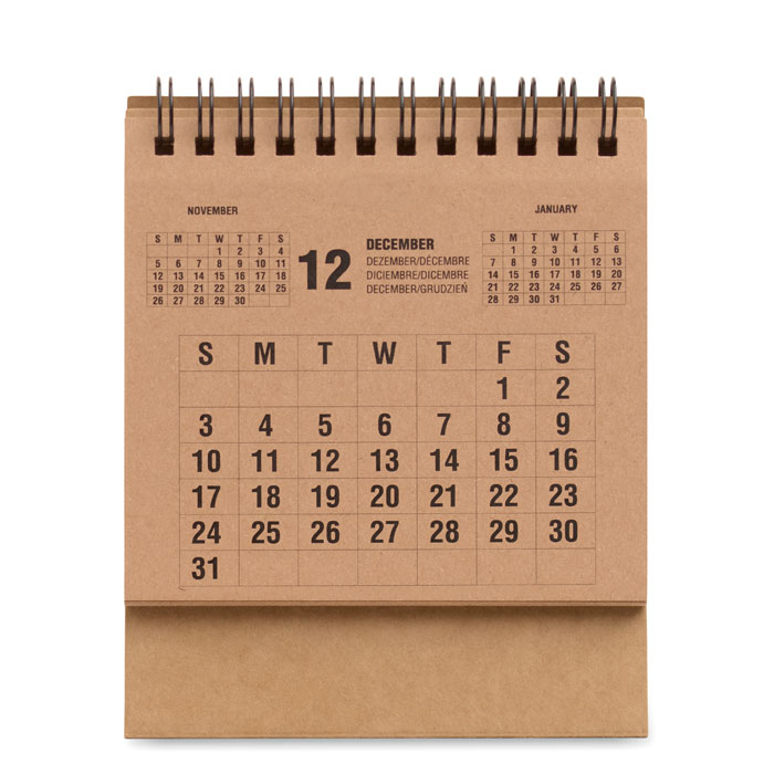 4-Jahres-Tischkalender YEARS Beige 9 4-Jahres-Tischkalender YEARS Beige – Bild 7