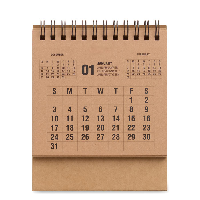 4-Jahres-Tischkalender YEARS Beige 5 4-Jahres-Tischkalender YEARS Beige – Bild 3
