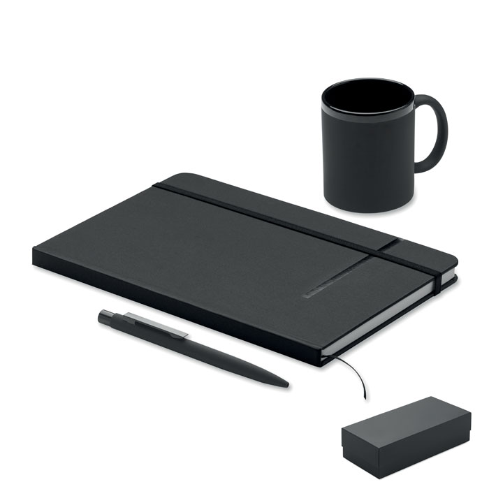 Geschenkset 3-teilig READYSET Schwarz 3 Geschenkset 3-teilig