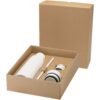 Illuminate 650 ml RCS-zertifizierte doppelwandige Trinkflasche aus recyceltem Edelstahl mit 3-teiligem Deckelset