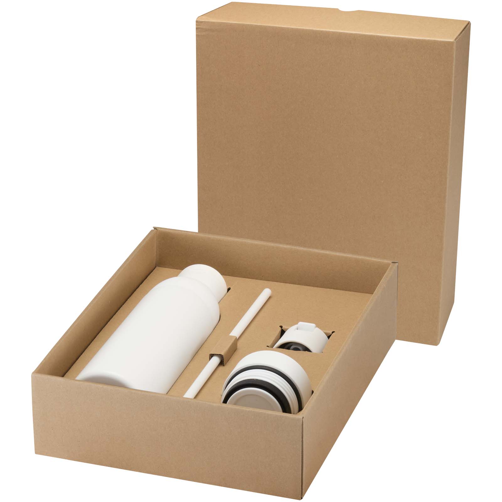 Illuminate 650 ml RCS-zertifizierte doppelwandige Trinkflasche aus recyceltem Edelstahl mit 3-teiligem Deckelset 3 Illuminate 650 ml RCS-zertifizierte doppelwandige Trinkflasche aus recyceltem Edelstahl mit 3-teiligem Deckelset