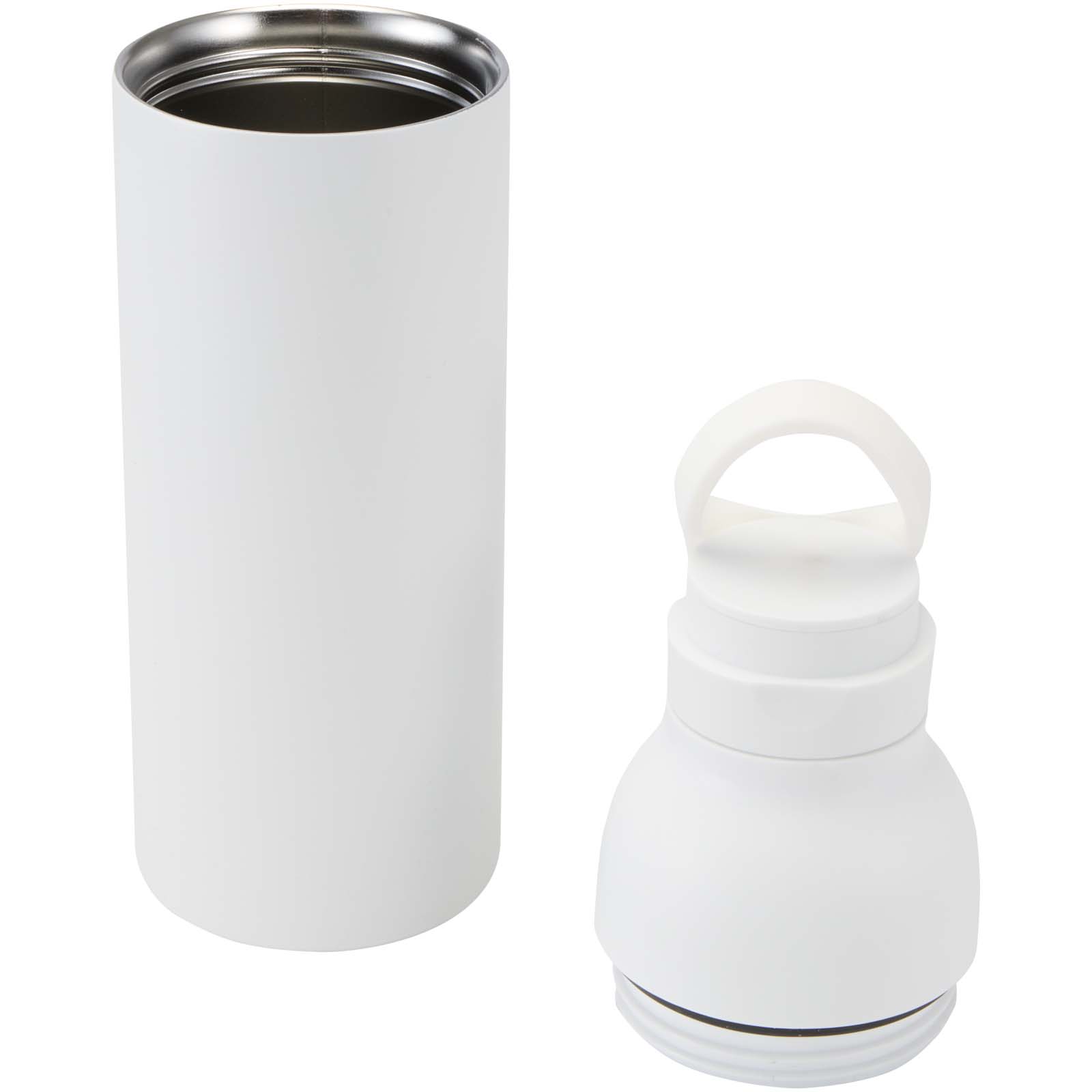 Illuminate 650 ml RCS-zertifizierte doppelwandige Trinkflasche aus recyceltem Edelstahl mit 3-teiligem Deckelset 7 Illuminate 650 ml RCS-zertifizierte doppelwandige Trinkflasche aus recyceltem Edelstahl mit 3-teiligem Deckelset – Bild 5