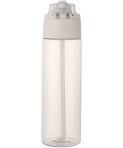 Theron 700 ml RCS-Wasserflasche aus recyceltem Kunststoff mit Multifunktionsdeckel und Klappstrohhalm 13 Theron 700 ml RCS-Wasserflasche aus recyceltem Kunststoff mit Multifunktionsdeckel und Klappstrohhalm – Bild 3