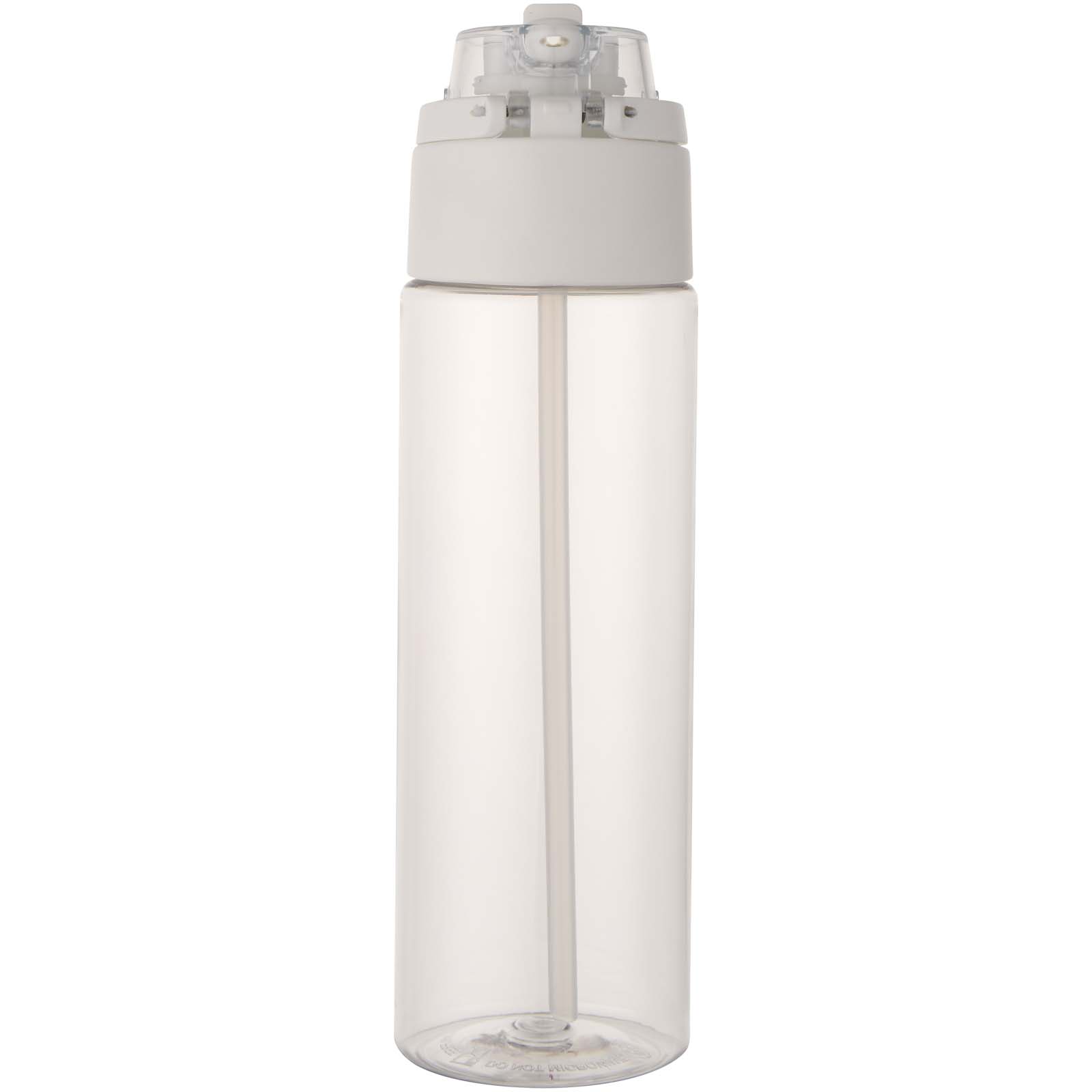 Theron 700 ml RCS-Wasserflasche aus recyceltem Kunststoff mit Multifunktionsdeckel und Klappstrohhalm 5 Theron 700 ml RCS-Wasserflasche aus recyceltem Kunststoff mit Multifunktionsdeckel und Klappstrohhalm – Bild 3