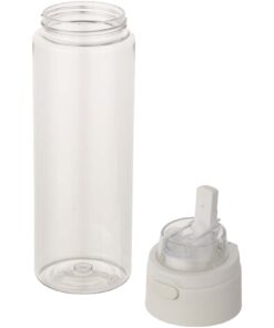 Theron 700 ml RCS-Wasserflasche aus recyceltem Kunststoff mit Multifunktionsdeckel und Klappstrohhalm 14 Theron 700 ml RCS-Wasserflasche aus recyceltem Kunststoff mit Multifunktionsdeckel und Klappstrohhalm – Bild 4