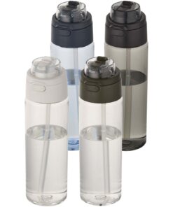 Theron 700 ml RCS-Wasserflasche aus recyceltem Kunststoff mit Multifunktionsdeckel und Klappstrohhalm 19 Theron 700 ml RCS-Wasserflasche aus recyceltem Kunststoff mit Multifunktionsdeckel und Klappstrohhalm – Bild 9