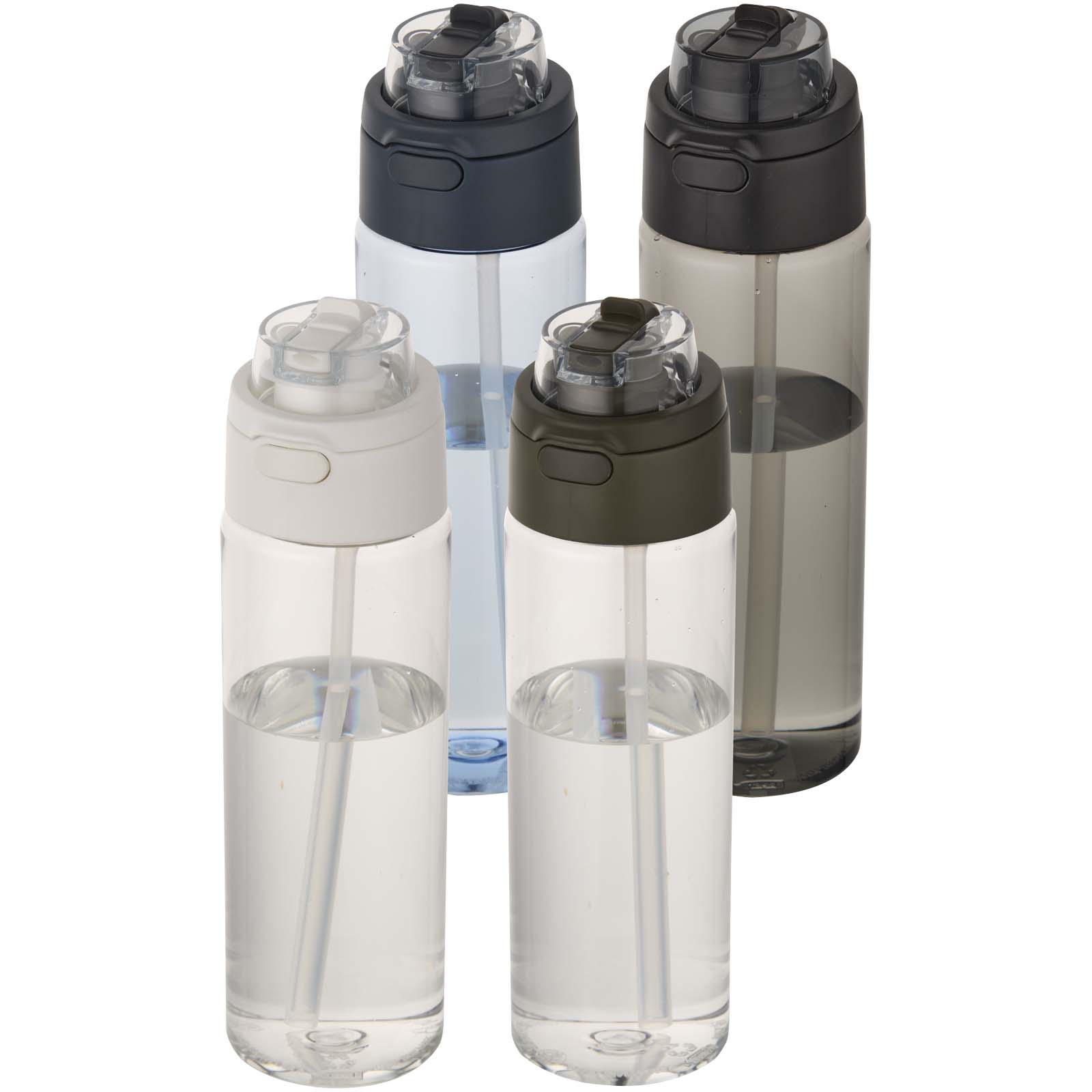 Theron 700 ml RCS-Wasserflasche aus recyceltem Kunststoff mit Multifunktionsdeckel und Klappstrohhalm 11 Theron 700 ml RCS-Wasserflasche aus recyceltem Kunststoff mit Multifunktionsdeckel und Klappstrohhalm – Bild 9