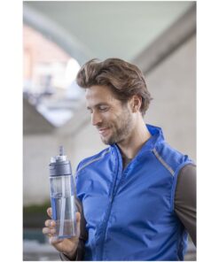 Theron 700 ml RCS-Wasserflasche aus recyceltem Kunststoff mit Multifunktionsdeckel und Klappstrohhalm 18 Theron 700 ml RCS-Wasserflasche aus recyceltem Kunststoff mit Multifunktionsdeckel und Klappstrohhalm – Bild 8