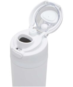 Theron 800 ml RCS-Wasserflasche aus recyceltem, einwandigem Edelstahl mit Multifunktionsdeckel und Klappstrohhalm 14 Theron 800 ml RCS-Wasserflasche aus recyceltem, einwandigem Edelstahl mit Multifunktionsdeckel und Klappstrohhalm – Bild 5