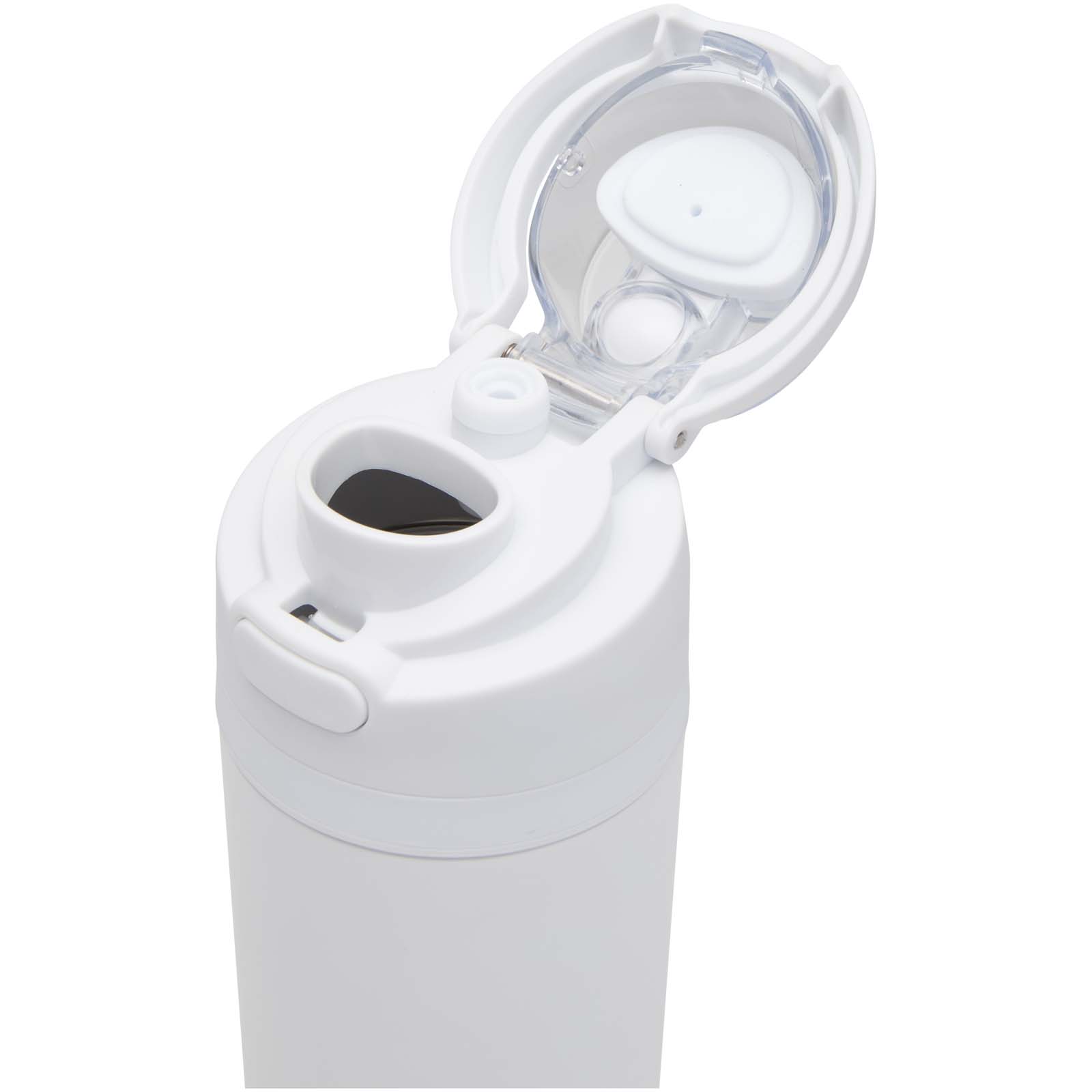 Theron 800 ml RCS-Wasserflasche aus recyceltem, einwandigem Edelstahl mit Multifunktionsdeckel und Klappstrohhalm 7 Theron 800 ml RCS-Wasserflasche aus recyceltem, einwandigem Edelstahl mit Multifunktionsdeckel und Klappstrohhalm – Bild 5