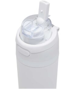 Theron 800 ml RCS-Wasserflasche aus recyceltem, einwandigem Edelstahl mit Multifunktionsdeckel und Klappstrohhalm 15 Theron 800 ml RCS-Wasserflasche aus recyceltem, einwandigem Edelstahl mit Multifunktionsdeckel und Klappstrohhalm – Bild 6