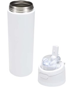 Theron 800 ml RCS-Wasserflasche aus recyceltem, einwandigem Edelstahl mit Multifunktionsdeckel und Klappstrohhalm 13 Theron 800 ml RCS-Wasserflasche aus recyceltem, einwandigem Edelstahl mit Multifunktionsdeckel und Klappstrohhalm – Bild 4