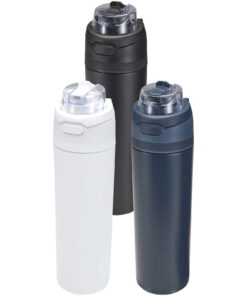 Theron 800 ml RCS-Wasserflasche aus recyceltem, einwandigem Edelstahl mit Multifunktionsdeckel und Klappstrohhalm 17 Theron 800 ml RCS-Wasserflasche aus recyceltem, einwandigem Edelstahl mit Multifunktionsdeckel und Klappstrohhalm – Bild 8