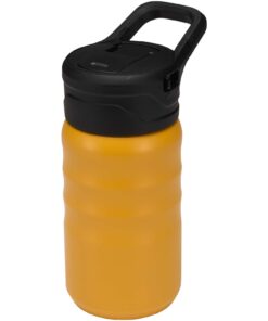 Knox 350 ml RCS-Sportflasche aus recyceltem, doppelwandigem Edelstahl mit Klappstrohhalm