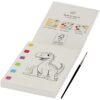 Quell Malbuch und Wasserpinsel Set weiss 2 Quell Malbuch und Wasserpinsel Set