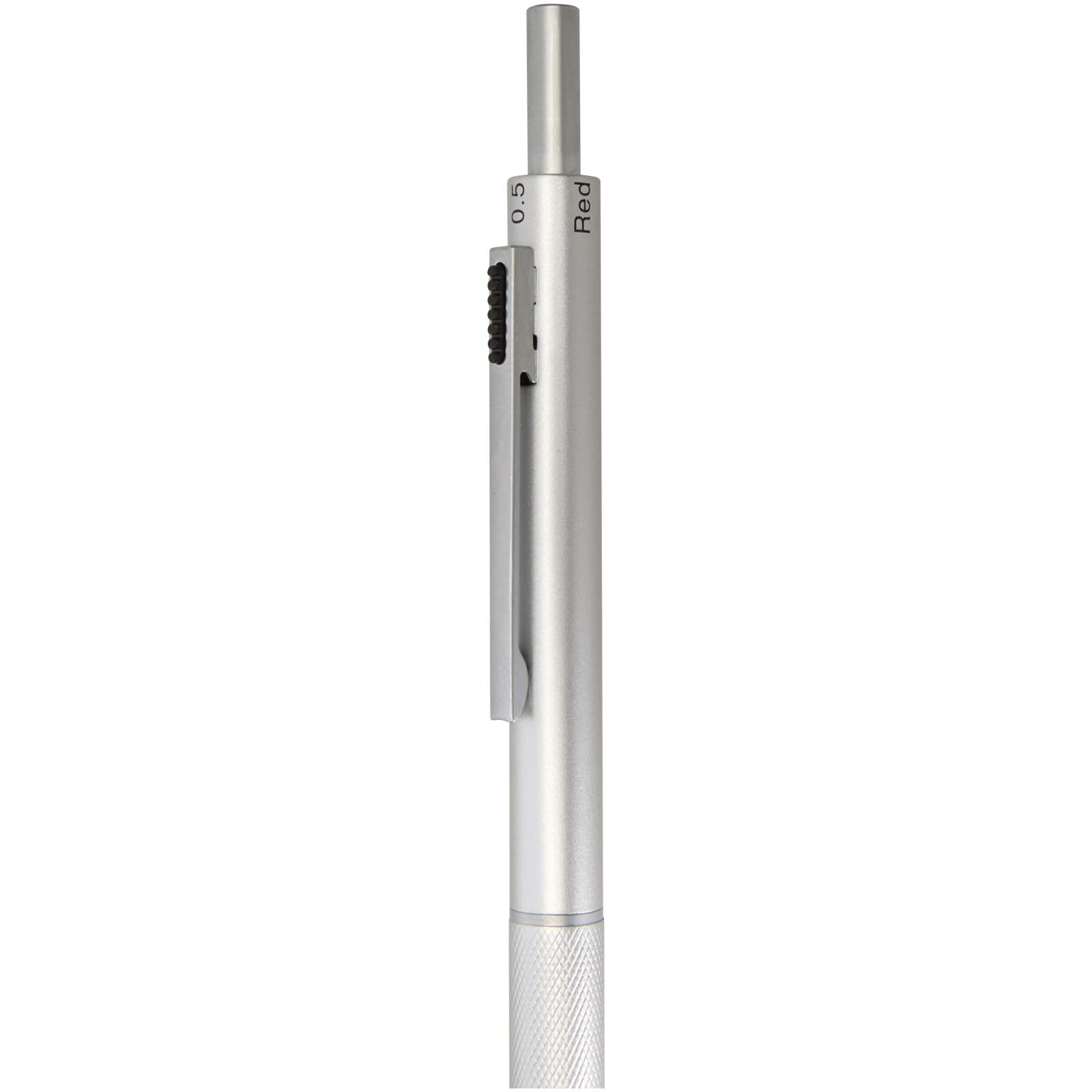 Tine 4-in-1 RCS recycelter Kugelschreiber aus Edelstahl silber 7 Tine 4-in-1 RCS recycelter Kugelschreiber aus Edelstahl silber – Bild 5