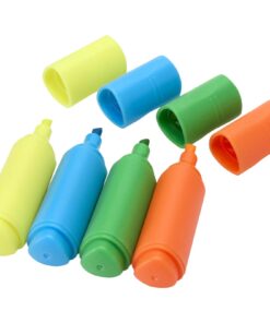 Mini-Textmarker-Set aus recyceltem Kunststoff
