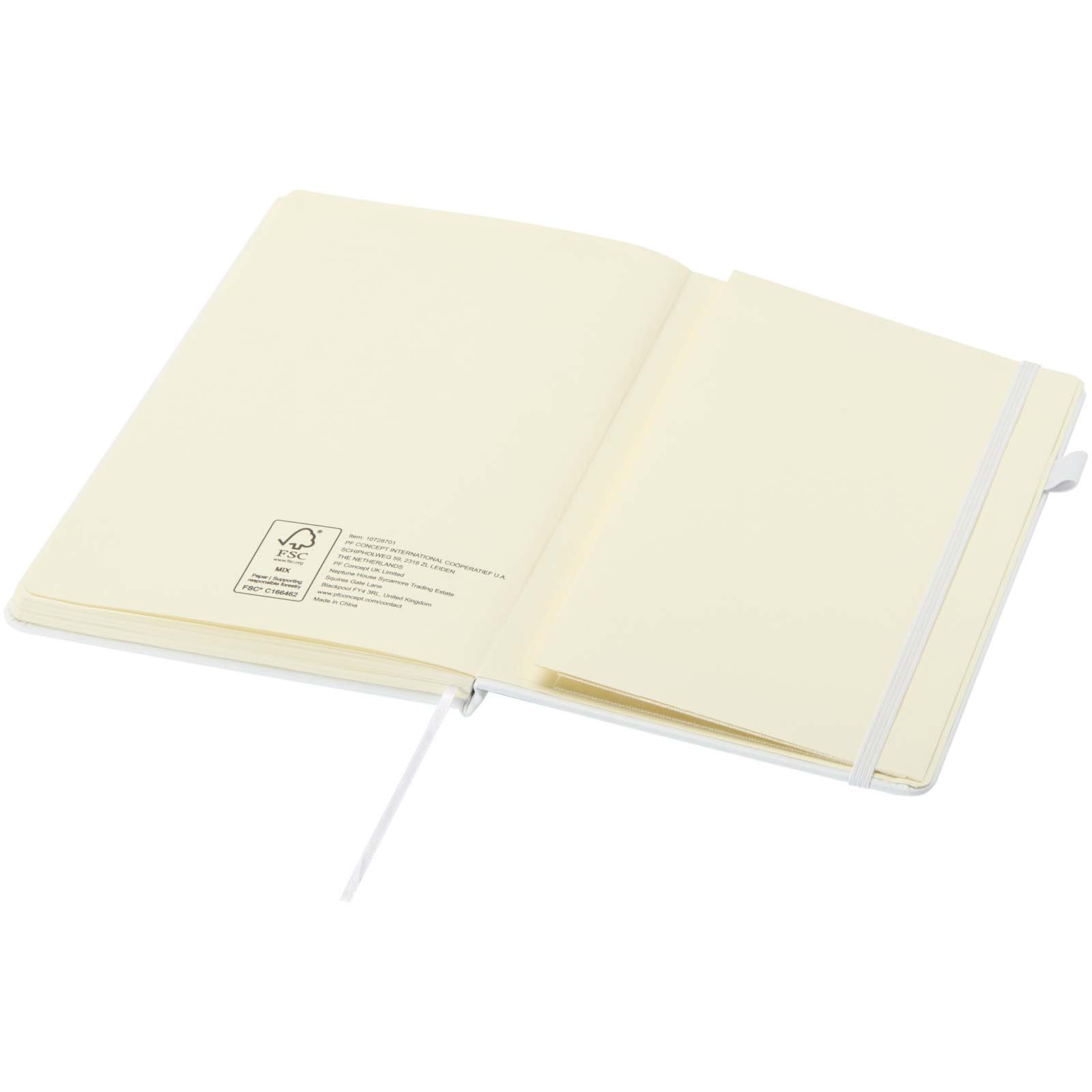 Liss A5-Notizbuch mit Hartdeckel aus recyceltem Kunststoff 7 Liss A5-Notizbuch mit Hartdeckel aus recyceltem Kunststoff – Bild 5