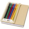 Squiggle B6 Notizbuch mit festem Einband und Marker-Set natur 2 Squiggle B6 Notizbuch mit festem Einband und Marker-Set