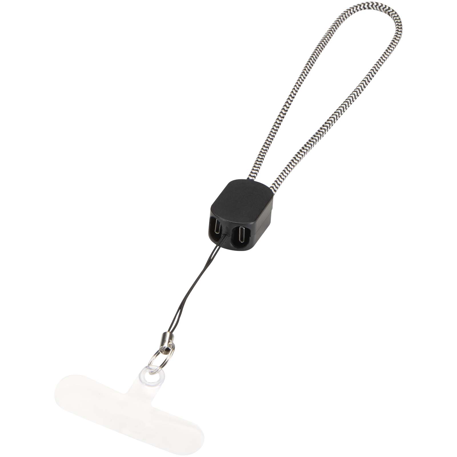Arich RCS-Handschlaufe aus recyceltem Material mit integriertem 20-W-Ladekabel (Typ C) schwarz 5 Arich RCS-Handschlaufe aus recyceltem Material mit integriertem 20-W-Ladekabel (Typ C) schwarz – Bild 3