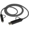 SMART 65 W, 100 cm, RCS-zertifiziertes magnetisches 5-in-1-Ladekabel schwarz 1 SMART 65 W