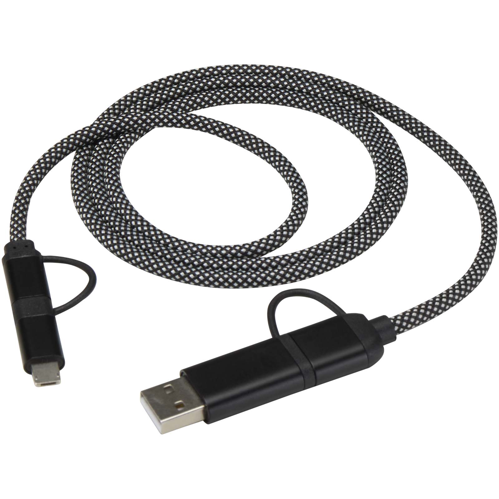 SMART 65 W, 100 cm, RCS-zertifiziertes magnetisches 5-in-1-Ladekabel schwarz 3 SMART 65 W
