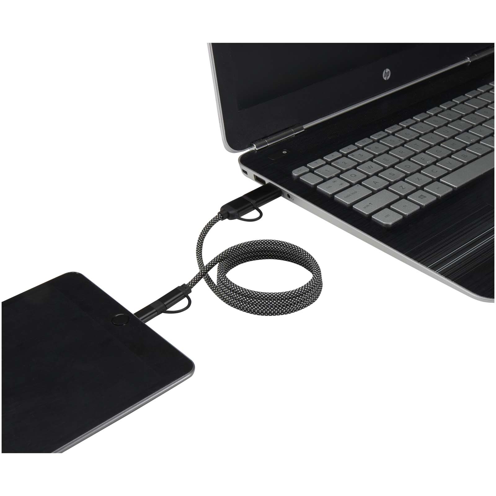 SMART 65 W, 100 cm, RCS-zertifiziertes magnetisches 5-in-1-Ladekabel schwarz 5 RCS-zertifiziertes magnetisches 5-in-1-Ladekabel