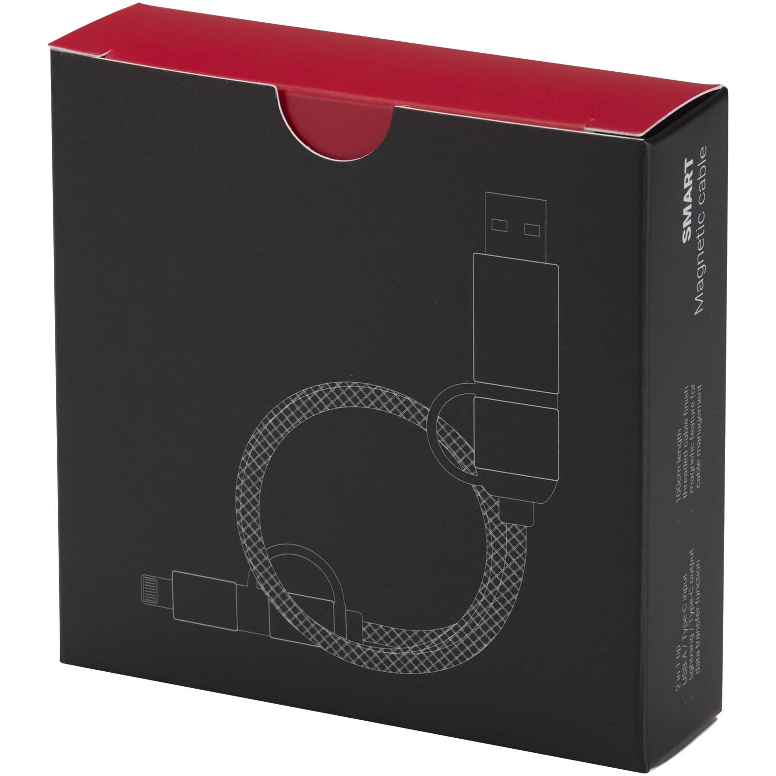 SMART 65 W, 100 cm, RCS-zertifiziertes magnetisches 5-in-1-Ladekabel schwarz 7 SMART 65 W, 100 cm, RCS-zertifiziertes magnetisches 5-in-1-Ladekabel schwarz – Bild 5