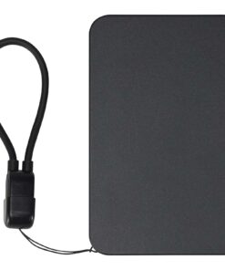 Alternative view of SMART 5000-mAh-Powerbank aus recyceltem Kunststoff mit Magnetverschluss und Trageband schwarz