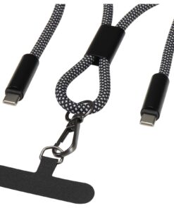 SMART 65-W-RPET-Ladekabel mit Trageband schwarz 10 SMART 65-W-RPET-Ladekabel mit Trageband schwarz – Bild 4