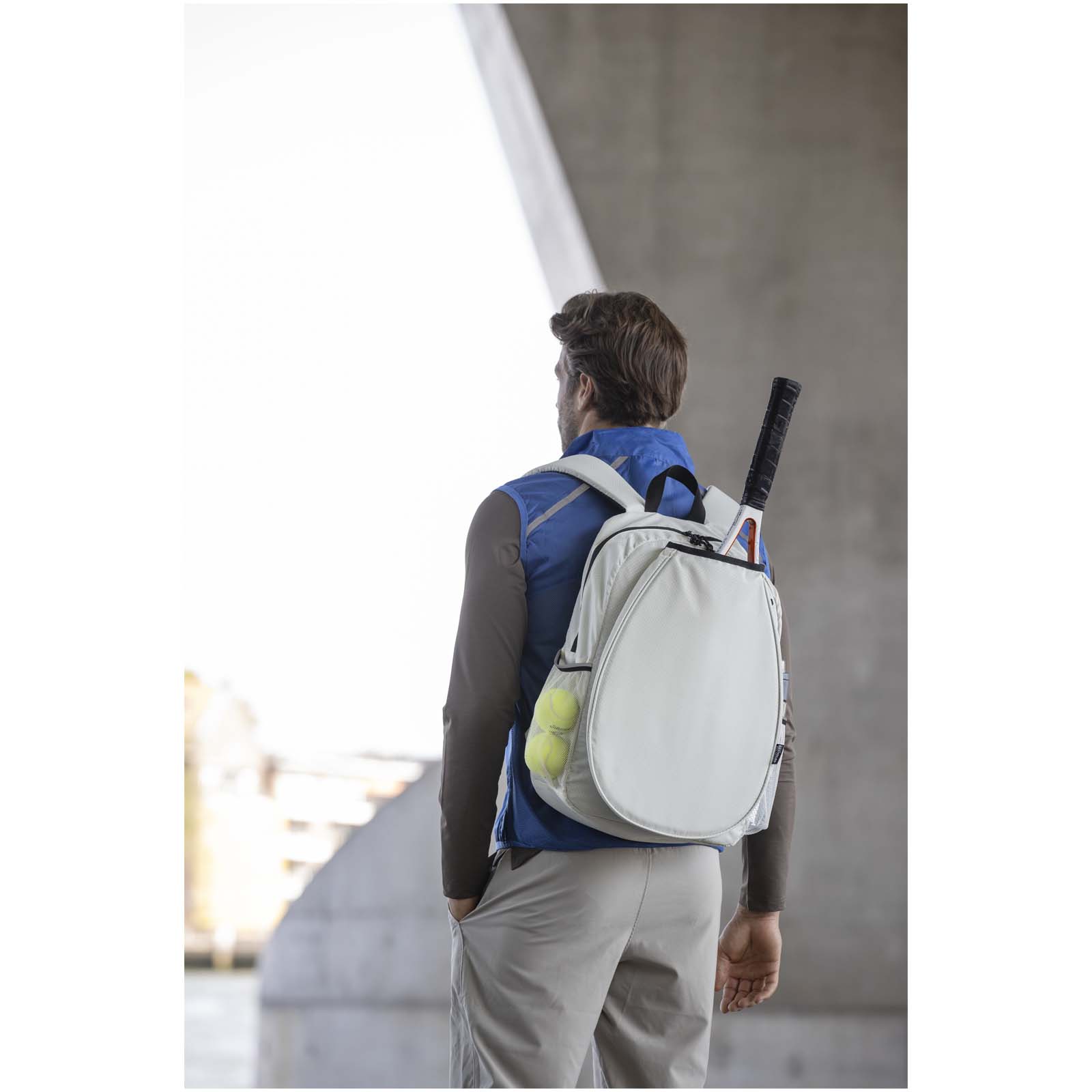 Varyon 15" GRS Padel-Rucksack aus recyceltem Material, 18 l 8 Varyon 15" GRS Padel-Rucksack aus recyceltem Material, 18 l – Bild 6