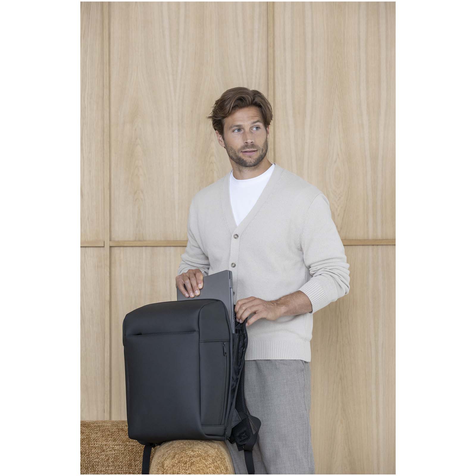 SMART 15" GRS Laptop-Rucksack aus recyceltem Material, 18 l 10 SMART 15" GRS Laptop-Rucksack aus recyceltem Material, 18 l – Bild 8