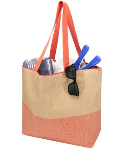 Rhythm Strohpapier-Tragetasche mit Reißverschluss, groß, 21 l 11 Rhythm Strohpapier-Tragetasche mit Reißverschluss, groß, 21 l – Bild 3