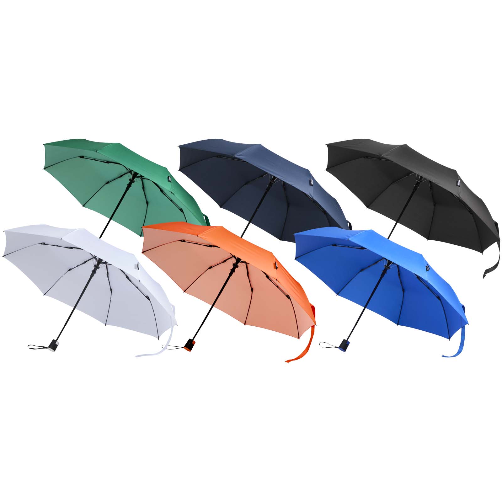 Agnes 21" faltbarer RPET-Regenschirm mit automatischer Öffnung 8 Agnes 21" faltbarer RPET-Regenschirm mit automatischer Öffnung – Bild 6