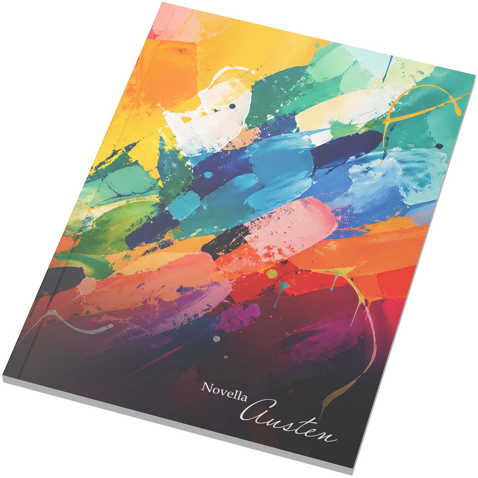 Novella Austen Notizbuch im A5-Format mit Softcover – 50 linierte Blätter weiss 3 Novella Austen Notizbuch im A5-Format mit Softcover – 50 linierte Blätter