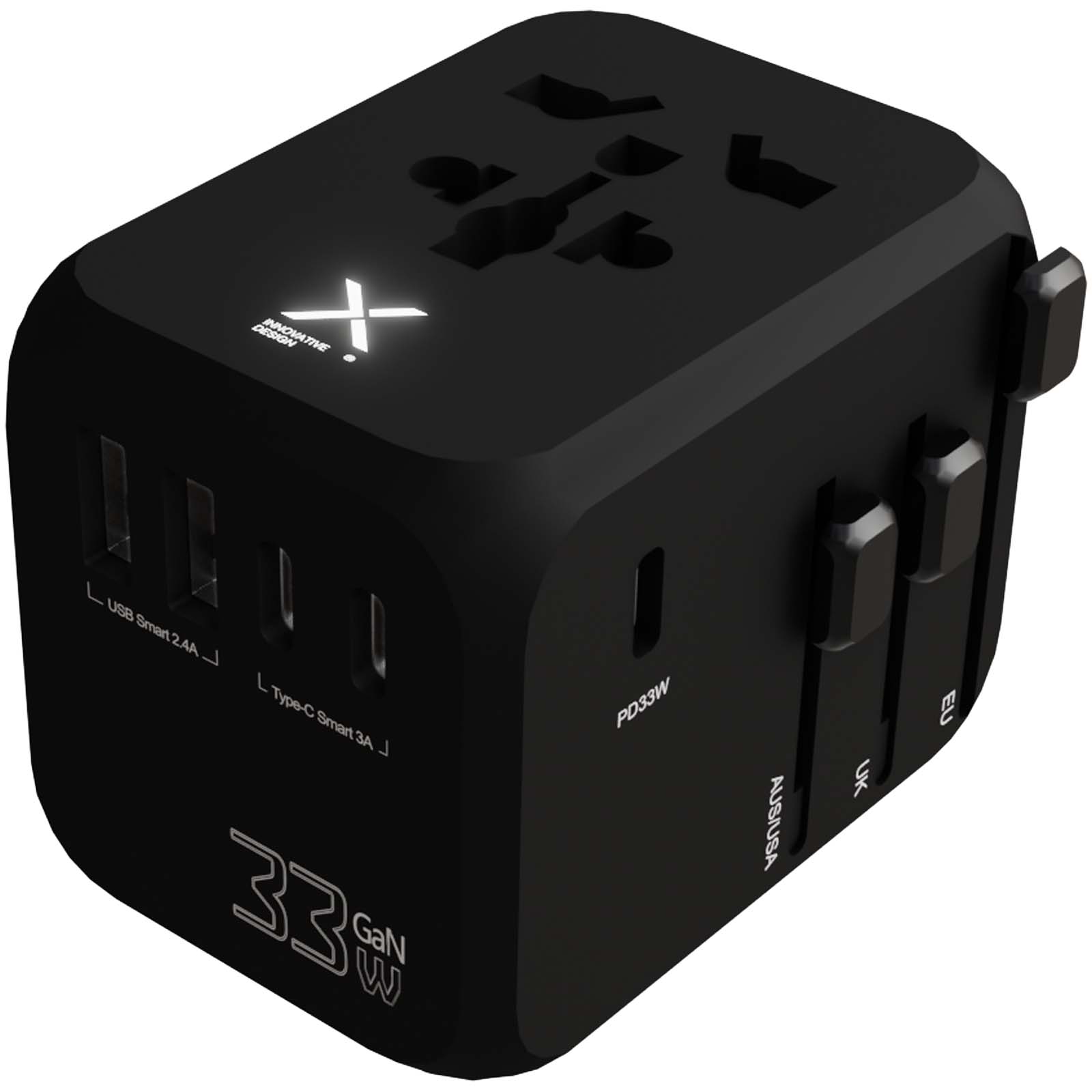 SCX.design T16 Universeller Reiseadapter schwarz 3 SCX.design T16 Universeller Reiseadapter